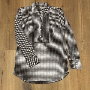 Black and White Checkered Men's Shirt